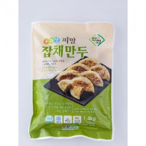 채식 우리밀 피망잡채만두 1.4kg